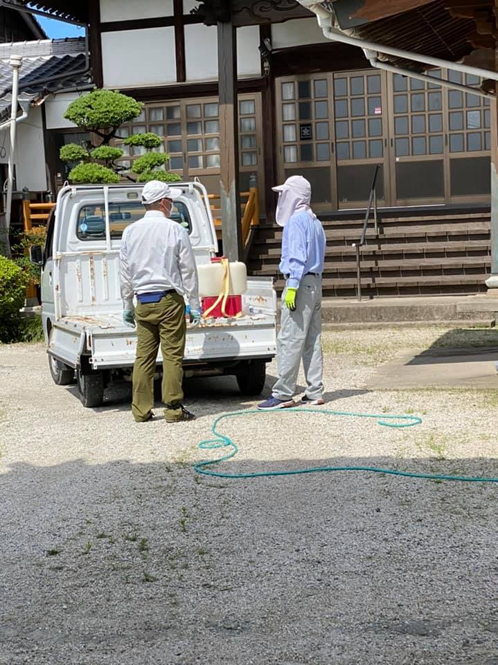 除草作業 #お寺 #日蓮宗 #終活 #葬儀 #納骨 #永代供養 #檀家 #佐賀市